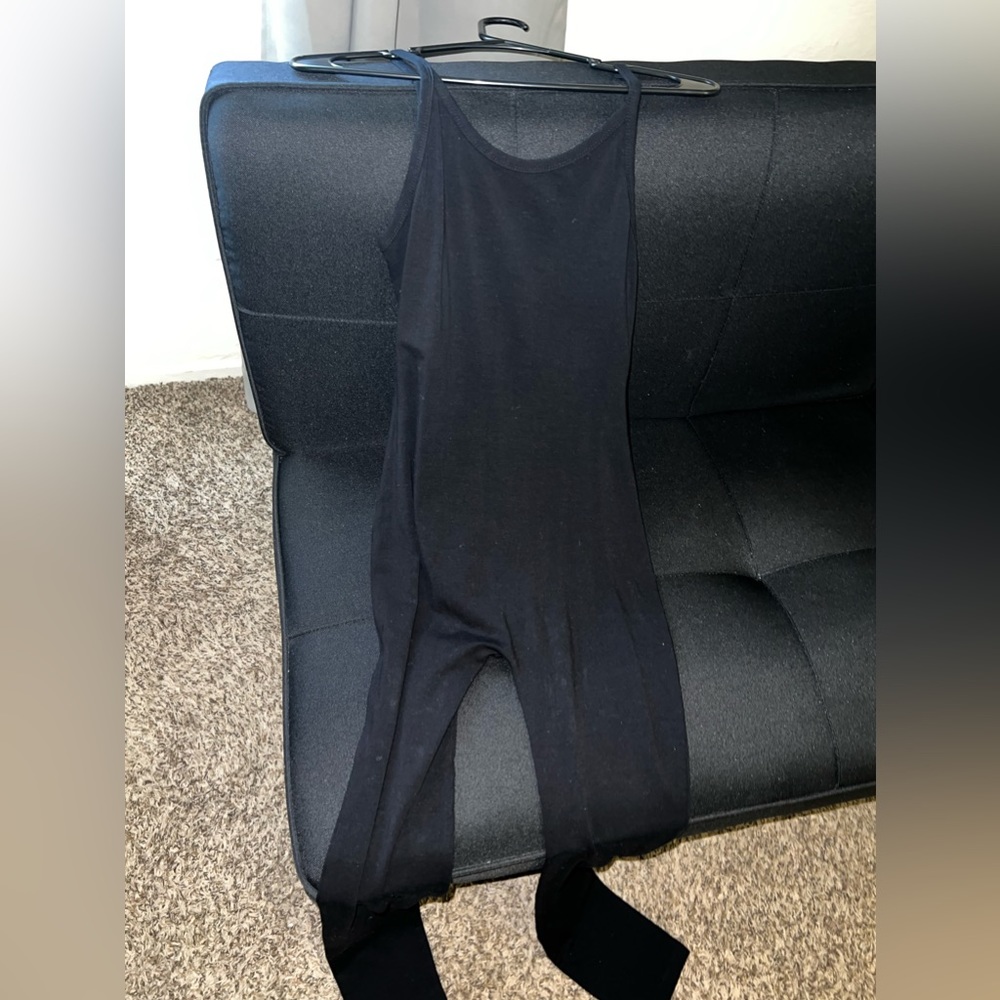 Basic black jumpsuit